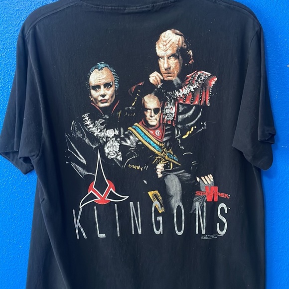VTG ‘91 Star Trek Starfleet Klingon Tee - Picture 5 of 5